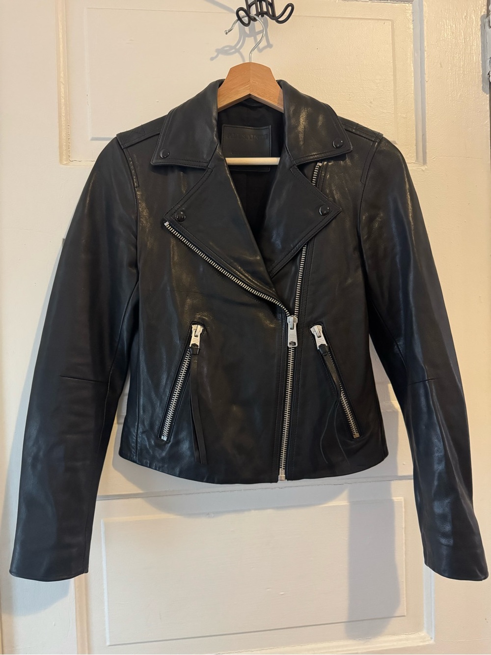 All Saints DALBY leather jacket